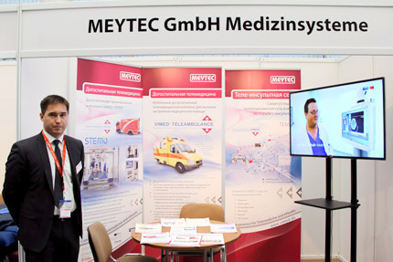 meytec auf Health Kongress in Moskau