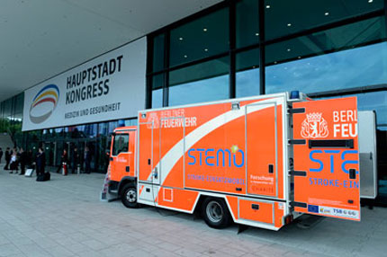 Stroke-Einsatz-Mobil (STEMO) auf dem Hauptstadtkongress